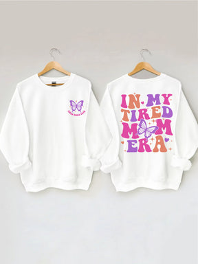 In meinem müden Mama-Ära-Sweatshirt