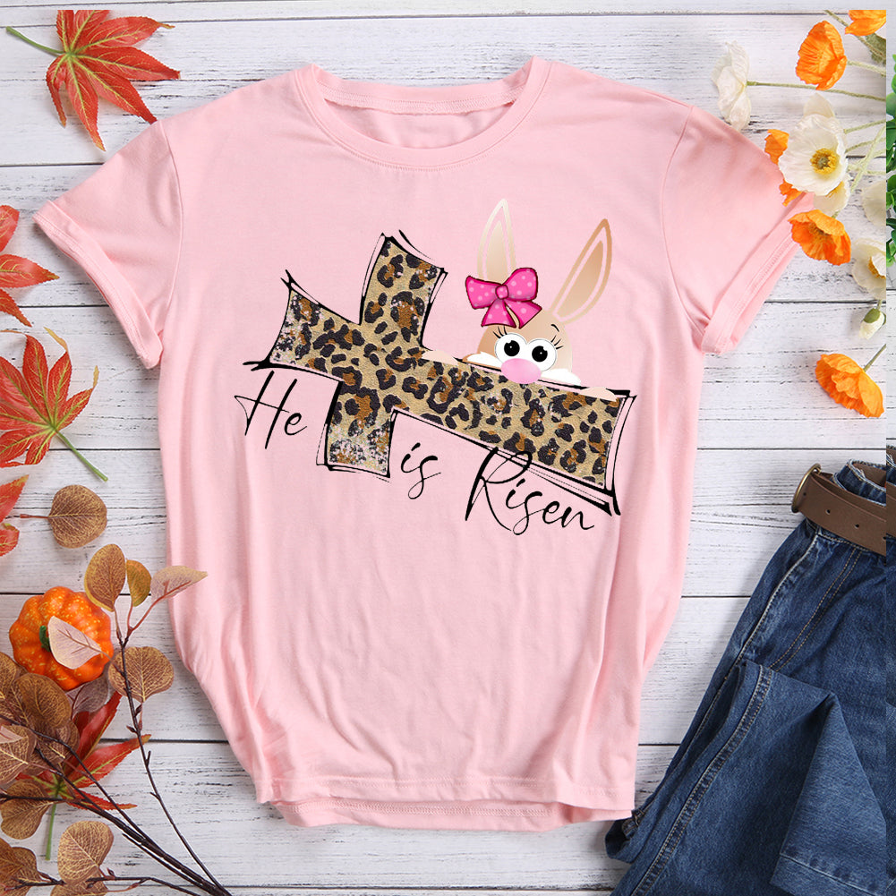 He is Risen Rabbit Lover T-shirt