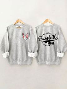 Sweat-shirt Livin' That Baseball Mom Life