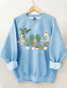 Sweat-shirt Ghost Plant Lady