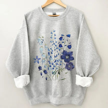 Sweatshirt mit Wildblumen-Print