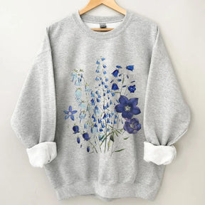 Sweatshirt mit Wildblumen-Print