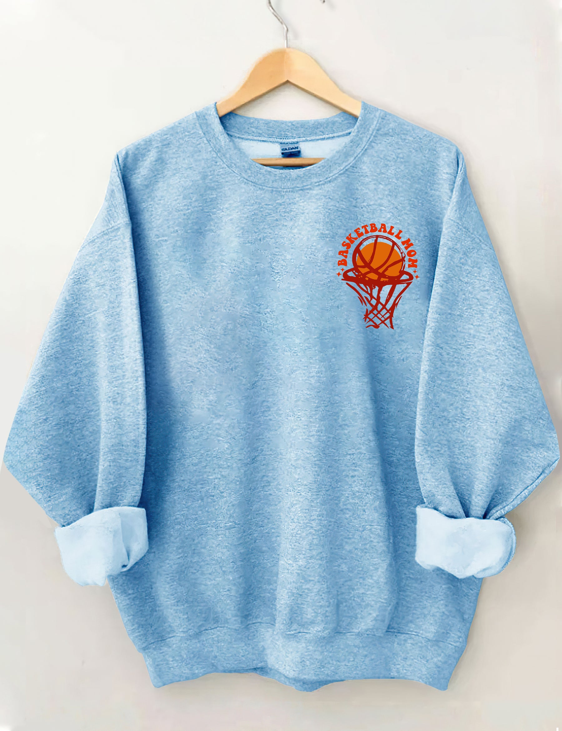 Sweat-shirt Dans mon ère de maman de basket-ball