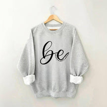 Sweat-shirt imprimé lettre de gentillesse