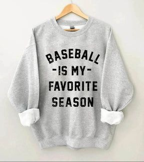 Baseball ist mein Lieblingssaison-Sweatshirt 