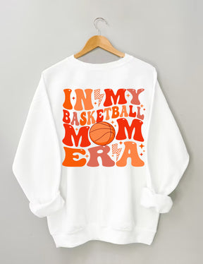 Sweat-shirt Dans mon ère de maman de basket-ball