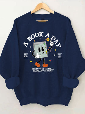 Ein Buch-ein-Tag-Sweatshirt
