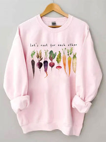 Lasst uns füreinander anfeuern Sweatshirt 