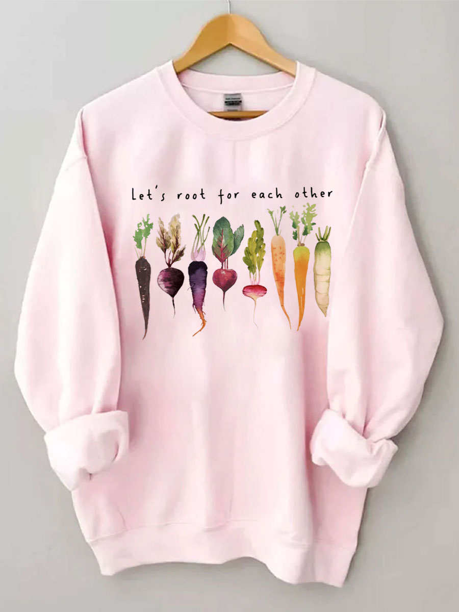 Lasst uns füreinander anfeuern Sweatshirt 
