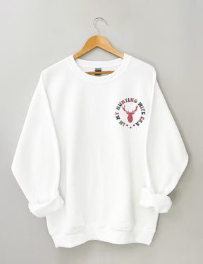 In meinem Jagdfrauen-Ära-Sweatshirt 