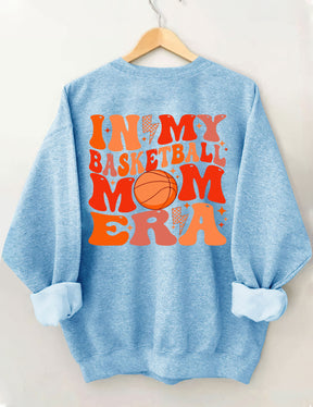 Sweat-shirt Dans mon ère de maman de basket-ball