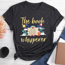 T-shirt col rond Book Whisperer