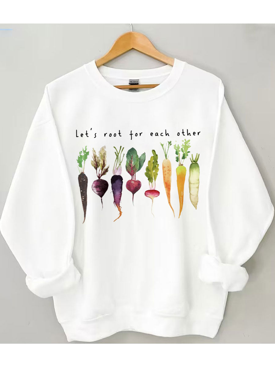 Lasst uns füreinander anfeuern Sweatshirt 