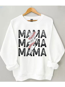 Sweat-shirt maman baseball
