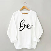 Sweat-shirt imprimé lettre de gentillesse