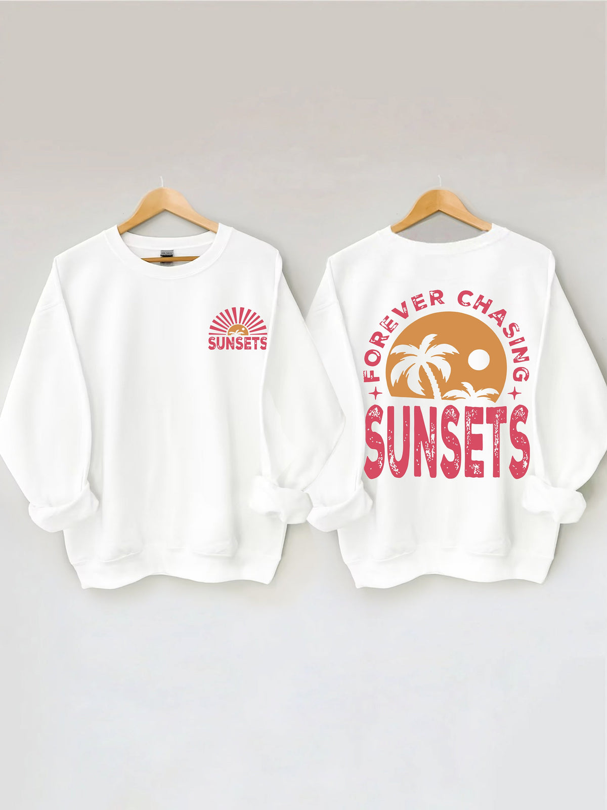 Sweat-shirt Forever Chasing Sunsets