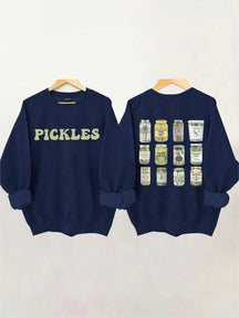 Vintage Canned Pickles Sweatshirt 