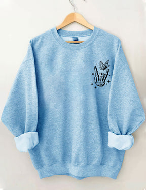 Sweat-shirt de personnage de construction de tantes étranges