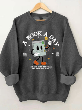 Ein Buch-ein-Tag-Sweatshirt