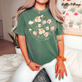 T-shirt amoureux des fleurs sauvages
