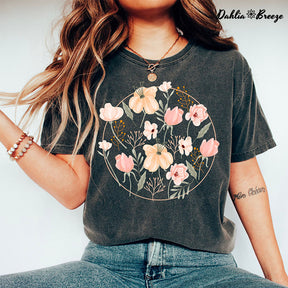 T-shirt amoureux des fleurs sauvages
