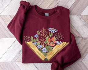 Sweat-shirt livre de fleurs sauvages