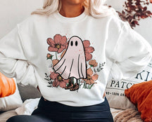 Vintage Florales Geister-Sweatshirt