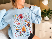 Wildblumen-Sweatshirt