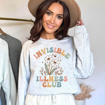 Unsichtbares Illness Club-Sweatshirt