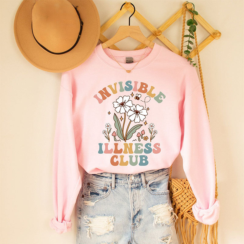 Unsichtbares Illness Club-Sweatshirt