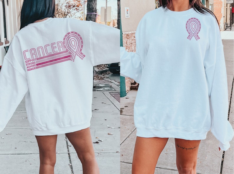Sweat-shirt de sensibilisation au cancer du sein