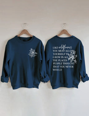 I Like Wildflowers Sweatshirt
