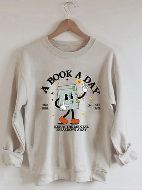 Ein Buch-ein-Tag-Sweatshirt
