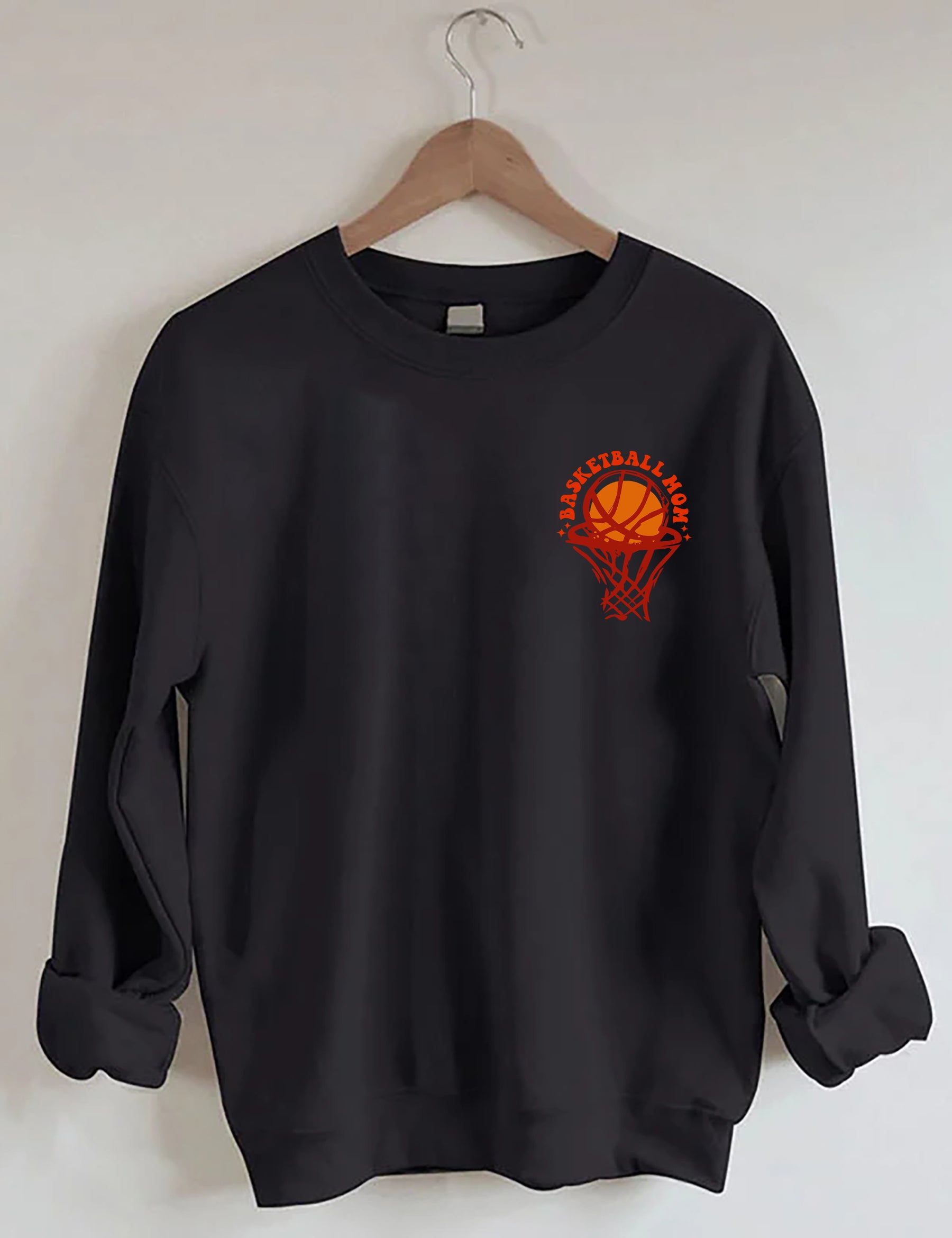 Sweat-shirt Dans mon ère de maman de basket-ball