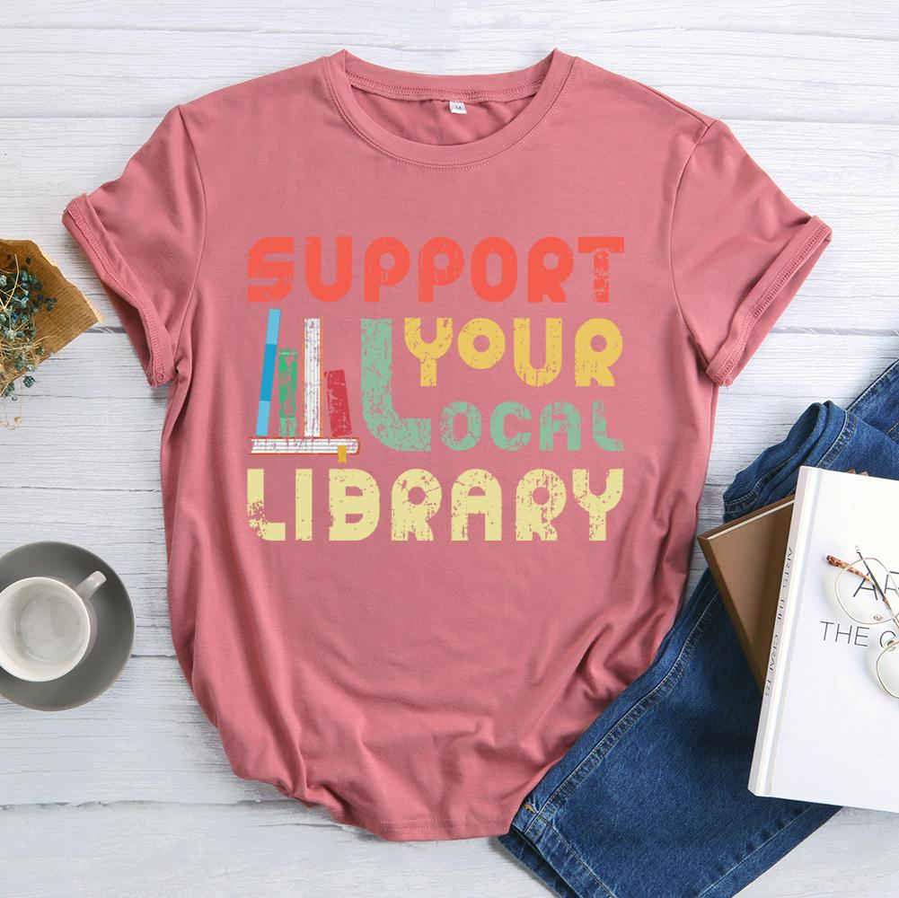 Soutenez votre t-shirt de bibliothèque locale