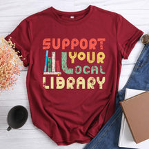 Soutenez votre t-shirt de bibliothèque locale