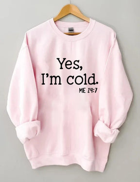 Oui, j'ai froid 