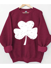 St. Patrick's Day Kleeblatt-Sweatshirt