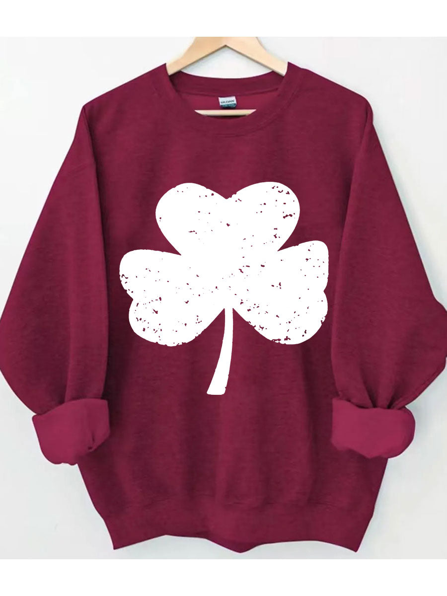 St. Patrick's Day Kleeblatt-Sweatshirt