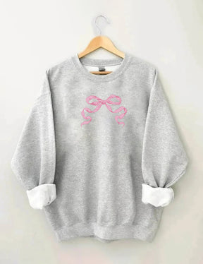Pink Bow Cute Sweatshirt