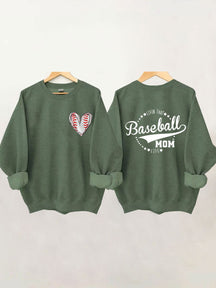 Sweat-shirt Livin' That Baseball Mom Life