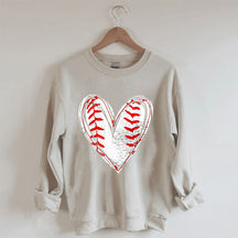 Chemise de siège coeur de baseball 