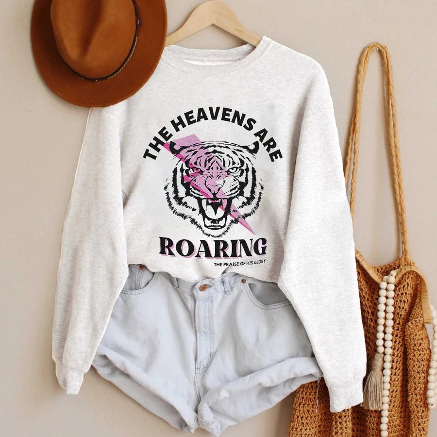 Die Himmel brüllen das Lob deines Glory-Sweatshirts 