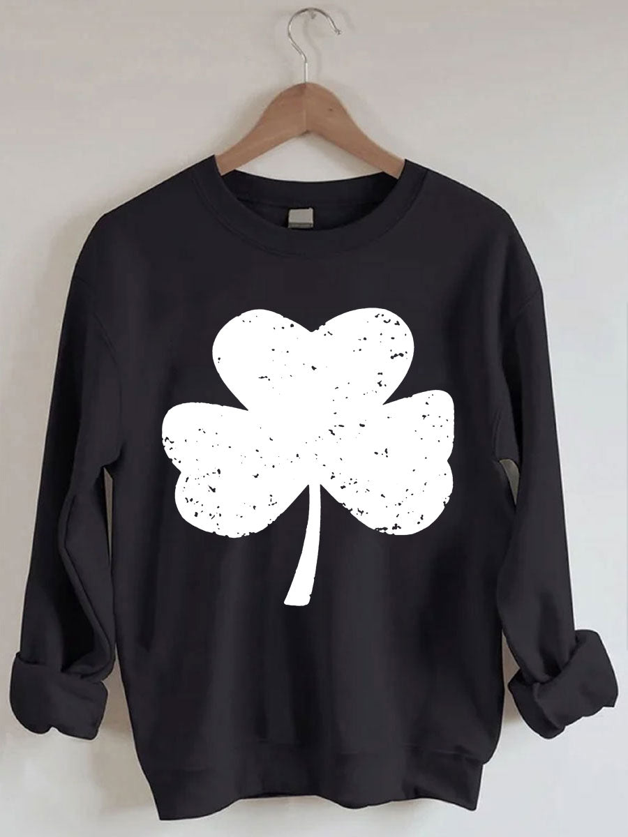 St. Patrick's Day Kleeblatt-Sweatshirt