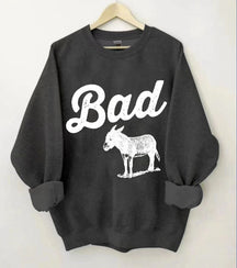 Sweat-shirt mauvais âne 