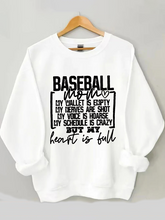 Sweat-shirt maman baseball