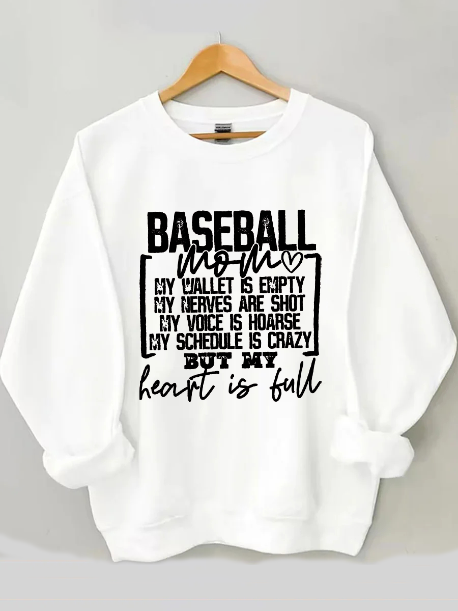 Sweat-shirt maman baseball
