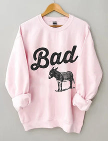 Sweat-shirt mauvais âne 