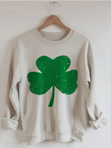 St. Patrick's Day Kleeblatt-Sweatshirt
