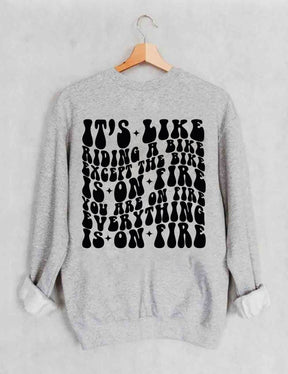 Sarkastisches Mom Life Sweatshirt